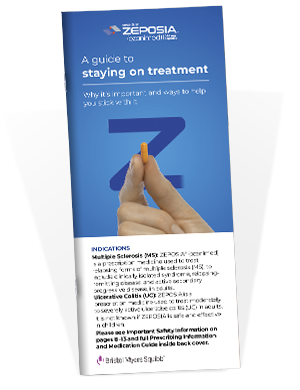 A Guide to Staying on ZEPOSIA® Treatment thumbnail